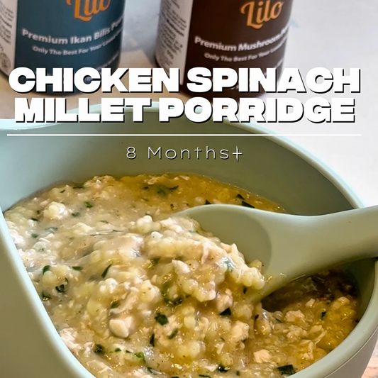 Chicken Spinach Millet Porridge