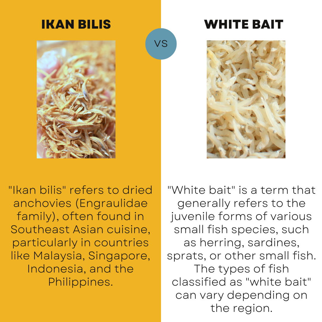 What is the difference between Ikan bilis & White Bait? – Lilo