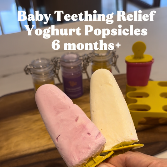 Baby Teething Relief Yoghurt Popsicles