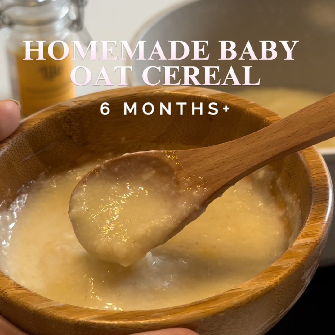 Homemade Baby Oat Cereal