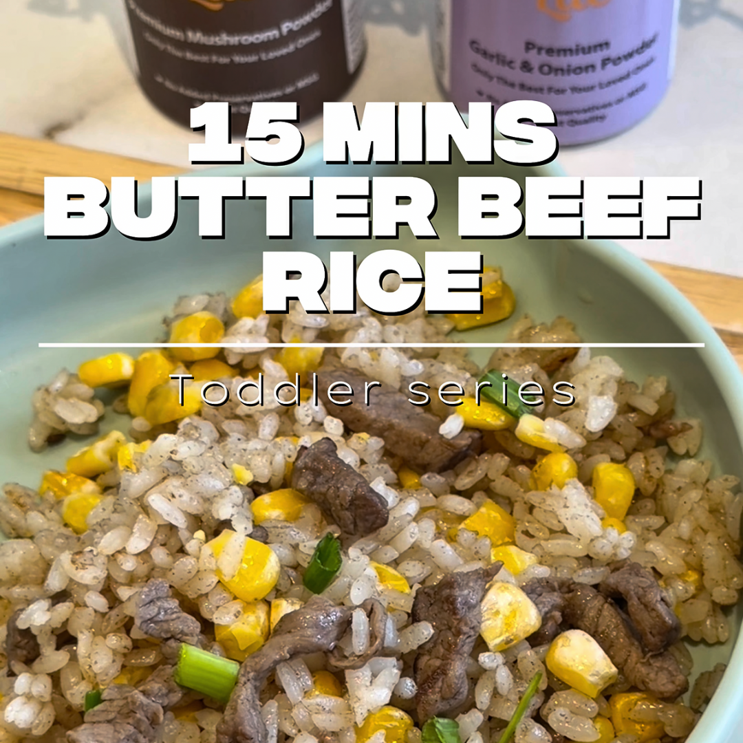15 Mins Butter Beef Rice – Lilo Premium Ikan Bilis Powder