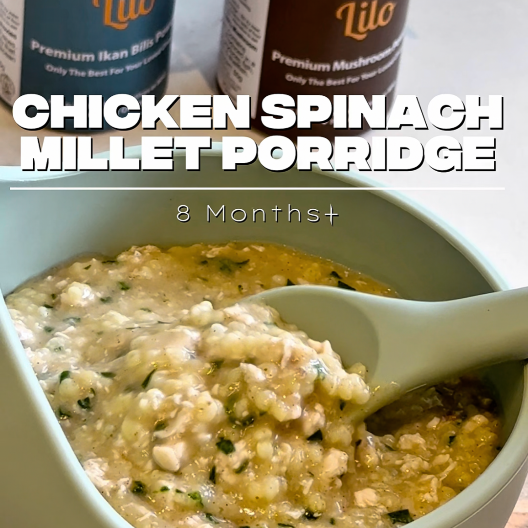 Chicken Spinach Millet Porridge