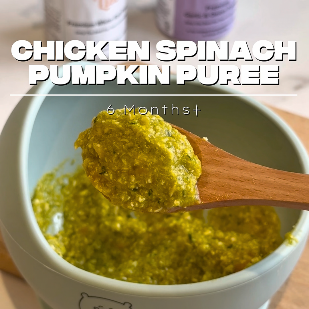 Chicken Spinach Pumpkin Purée
