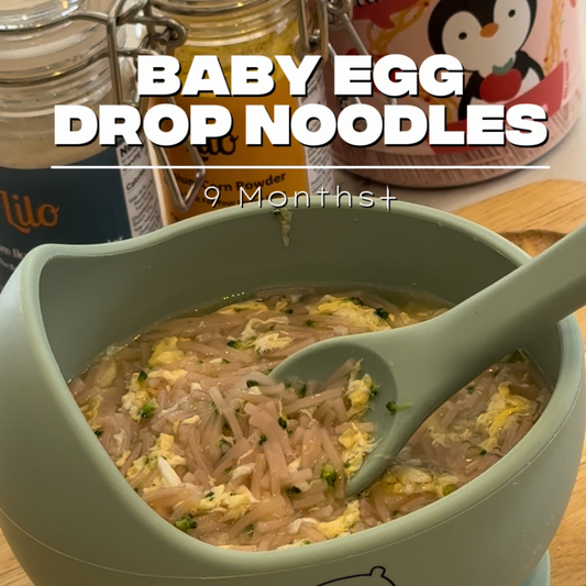 15-Minute Baby Egg Drop Noodles