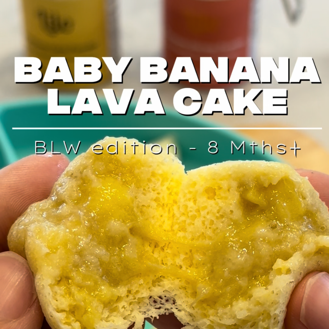 Baby Banana Lava Cake