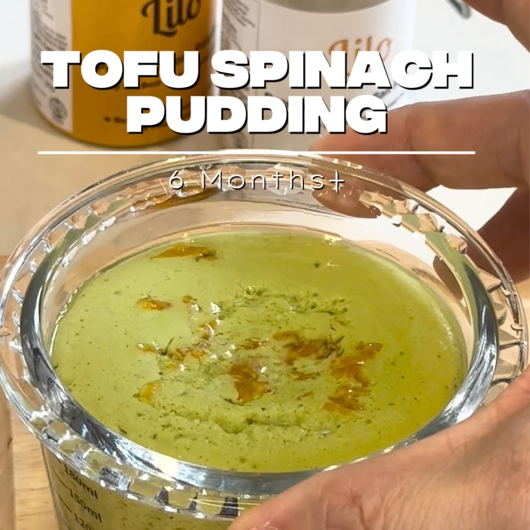 Tofu Spinach Pudding