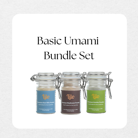 Sale Bundle - Basic Umami Set - Lilo Premium Ikan Bilis Powder