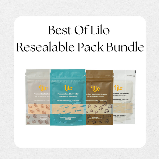 Sale Bundle - Best of Lilo Resealable Pack Set - Lilo Premium Ikan Bilis Powder