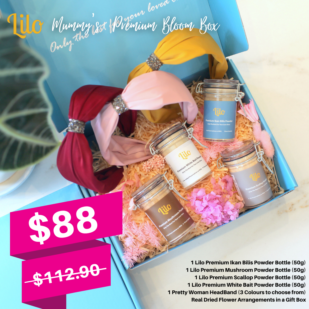 A Mummy's Special Bloom Box - Lilo Premium Ikan Bilis Powder